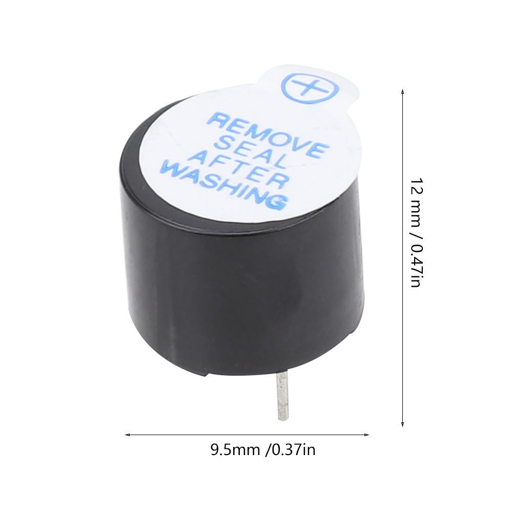 10 Pcs Buzzer 5V Long Sound Electromagnetic Type Buzzer with Directly Insert SOT Tube
