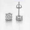 6mm Round Stud Earrings For Men Women AAA+ Cubic Zirconia Gold Color Ear  Piercing Hip Hop Rock Jewelry Dropshipping OHE173