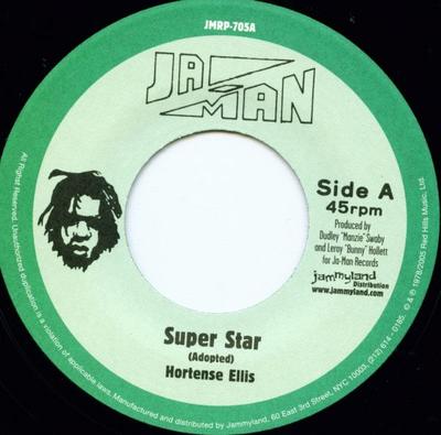 7inch Plaat HORTENSE ELLIS - Super Star JMRP705 Ja-Man Records 2006 Jamaica Reggae, Ska & Dub Gebruikt