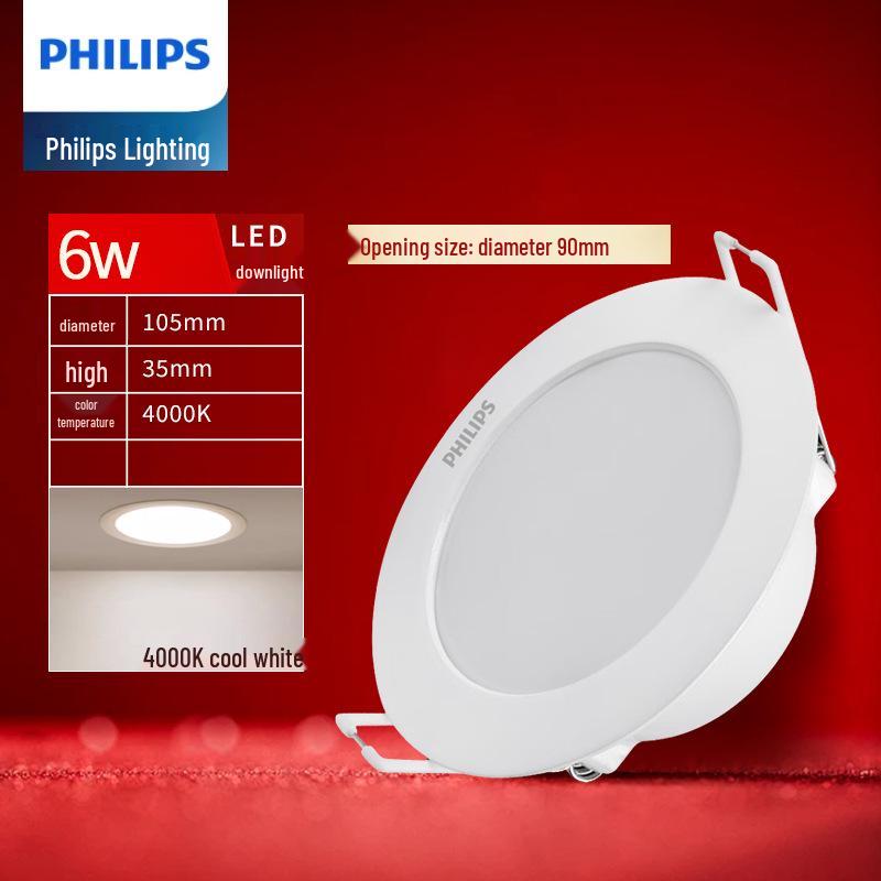 Philips LED Recessed Downlight for Living Room Ceiling, 2.5" - 8"