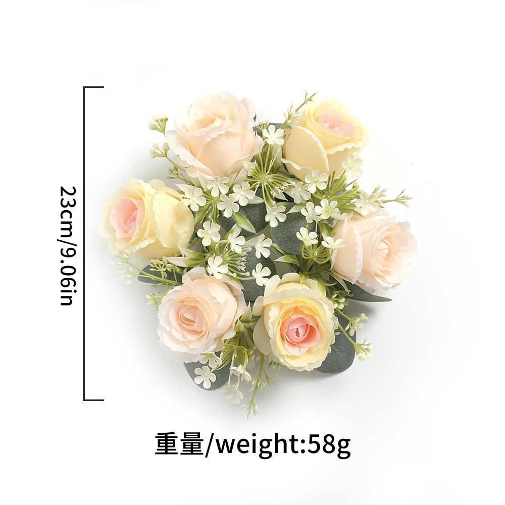 

23/33CM Artificial Flowers Garland Silk Fake Flowers for Home Room Decor Wedding Decoration DIY Wreath Craft Gifts Accessories