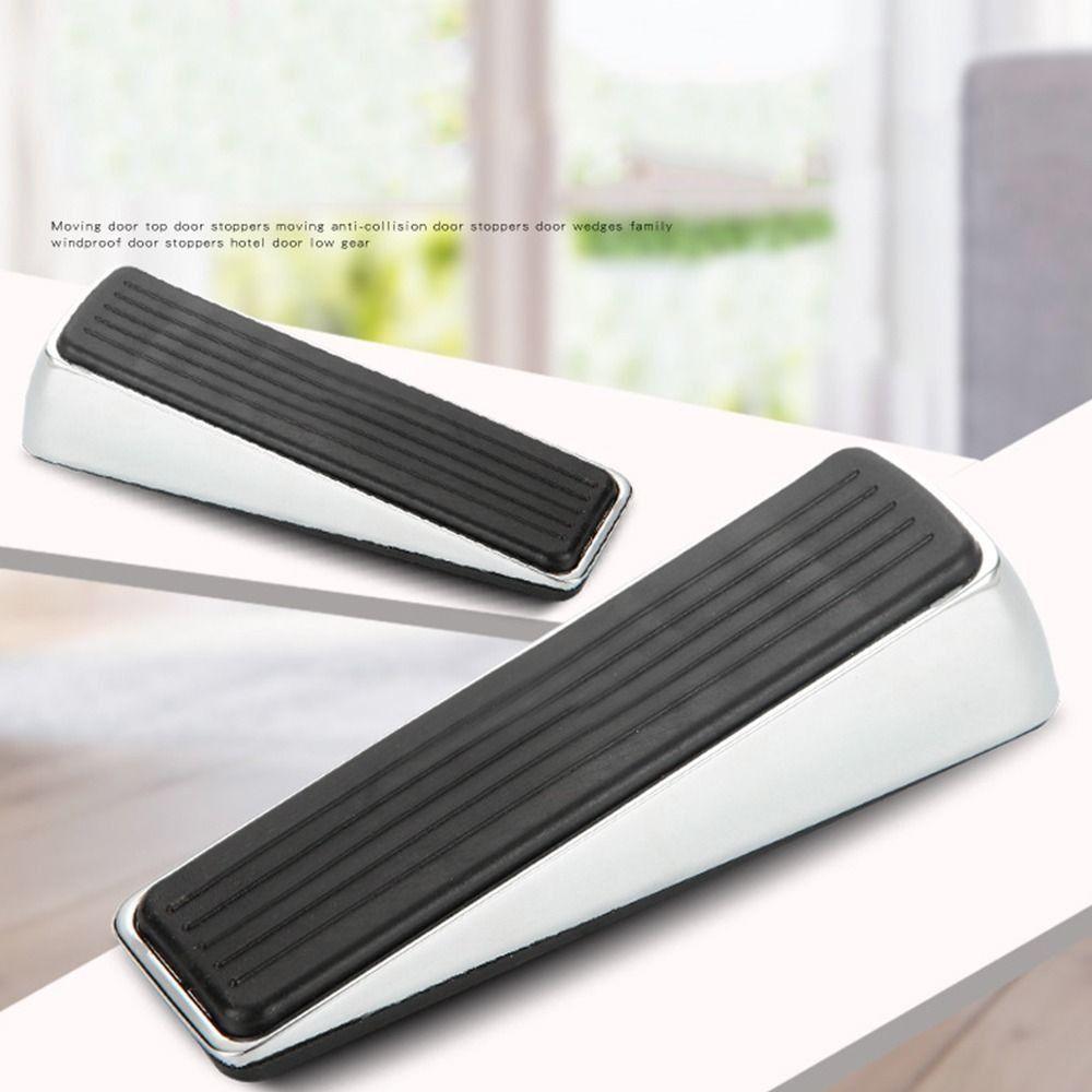 Zinc Zinc Zinc Alloy Door Stopper Mobile Door Stop Anti-collision Door Wedge Home