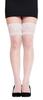 Clearstone My Luxury Cosplay Halloween Knee High Socks See Through White Women's