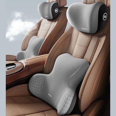Car Headrest/Lumbar Support High Quality Memory Cotton Car Head Pillow Neck Pillow Waist Support Pad Car Accessories Interior