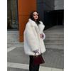 2024 Winter New Imitation Fur Women's Coat Medium and Long Loose Imitation Fox Plush Coat