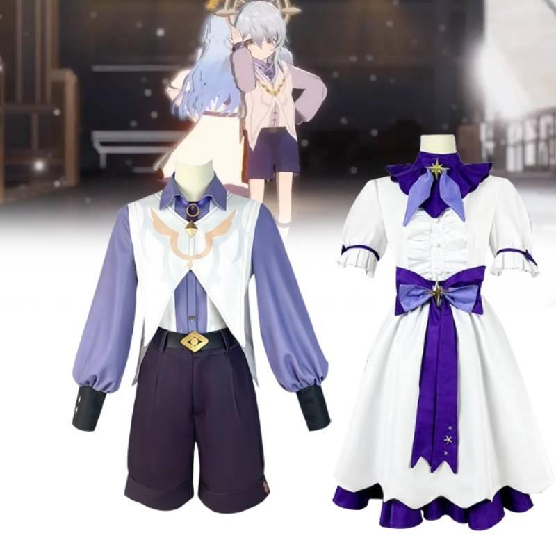 Honkai Rail Star Robin Sunday Cosplay Costume Anime Role Play Halloween Party