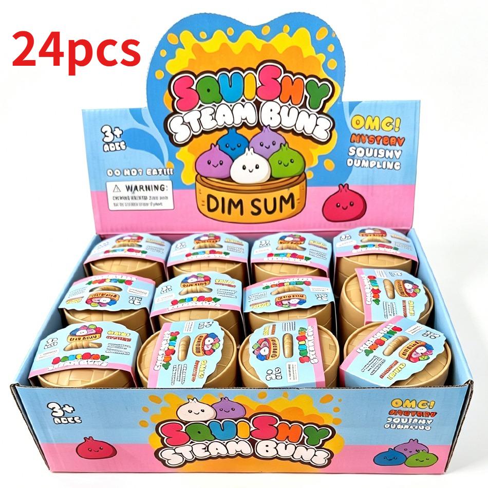 Colorful Dumpling Shaped Blind Box Squeeze