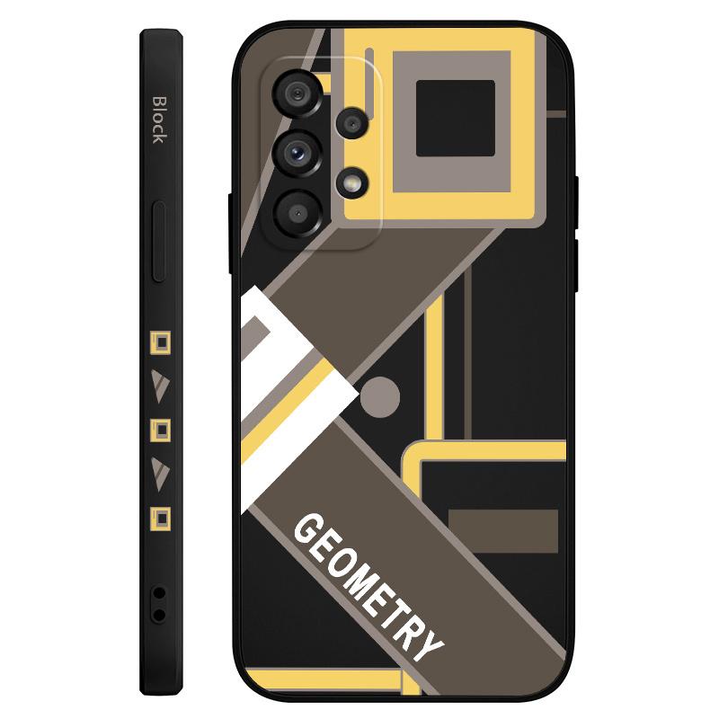 

Beautiful Geometry Case For Samsung Galaxy A73 A53 A33 A23 A13 A72 A52 A52S A32 A22 A12 A71 A51 A31 A21S 4G 5G Cove Samsung A21S чорний