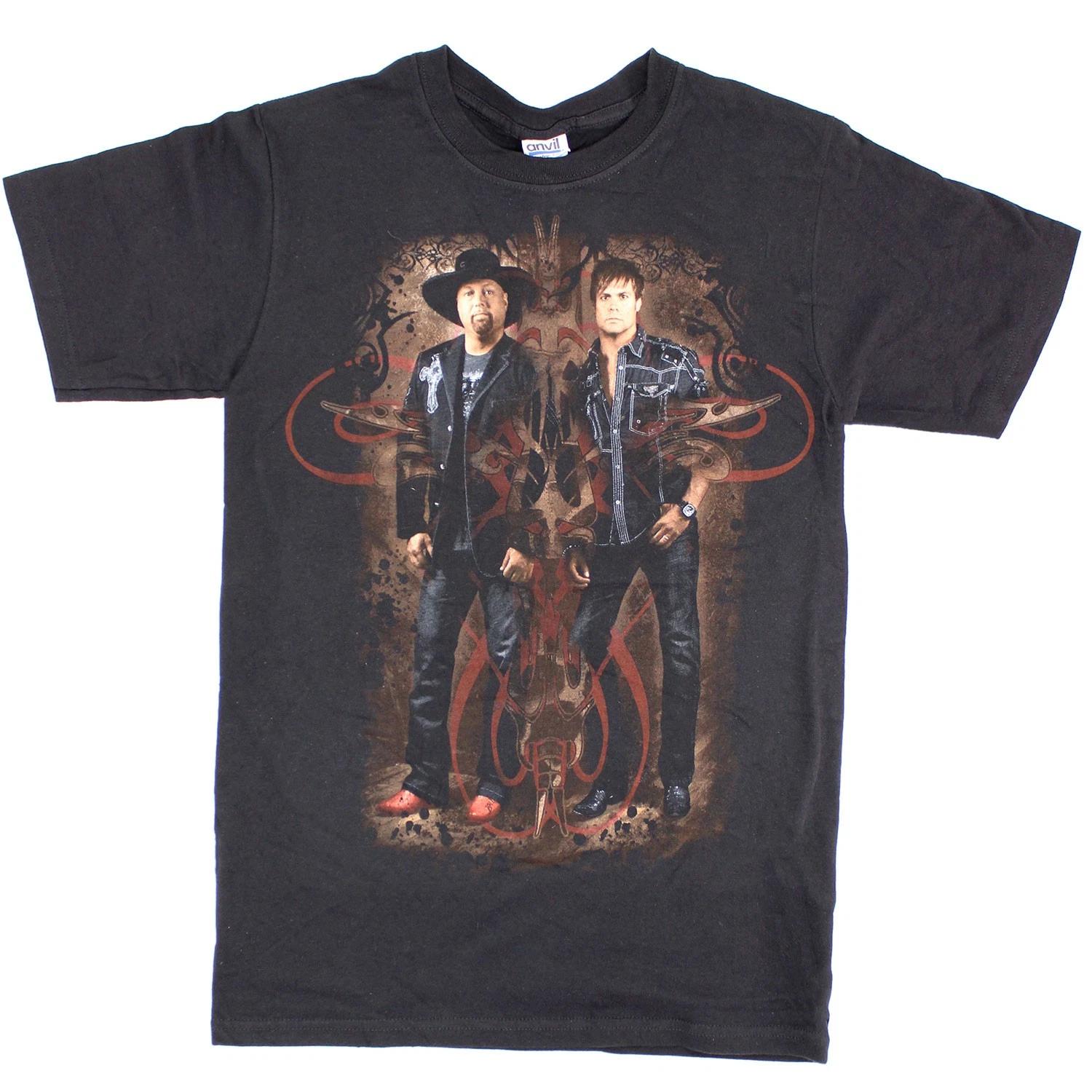 Мужская футболка Montgomery Gentry Standing Live 2010 Tour (Солт-Лейк-Сити, Юта - XXXXL