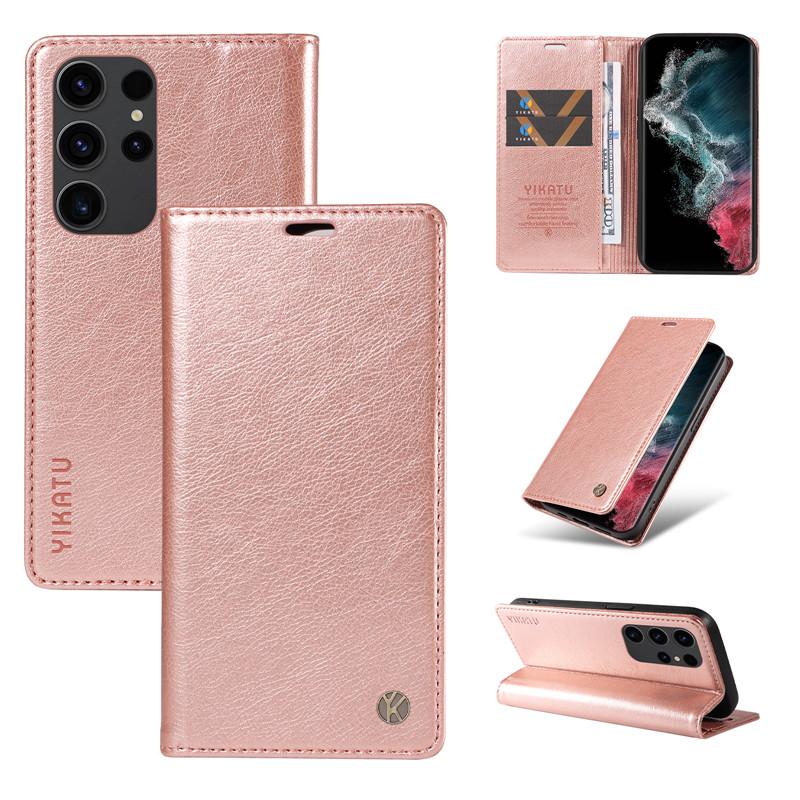 Wallet Flip Leather Phone Case for Samsung Galaxy S24 Plus S23 S22 S21 FE Note 20 Ultra A24 A33 A73 A34 A54 A14 A05 Holder Cover