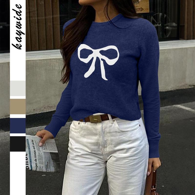 Casual Solid Color Sweater for Women 2025 Autumn and Winter