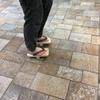 Single-legged geta sandals, Tenichi Tengu geta T-52. "Awa paulownia wood geta/Tengu geta" for experiential training. In-stock item. Brown snake-patter