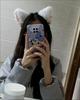 Halloween Cat Ears & Bell Headband, Fox Headband, Maid Bow Hair Clip, Skull Bangs Headwear