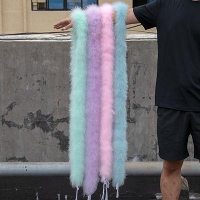 2Yards Colorful Marabou Feather Boa 50g Turkey Plumes Boas Shawl for Wedding Cosplay Clothing Accessory Decoration Plumas Boa