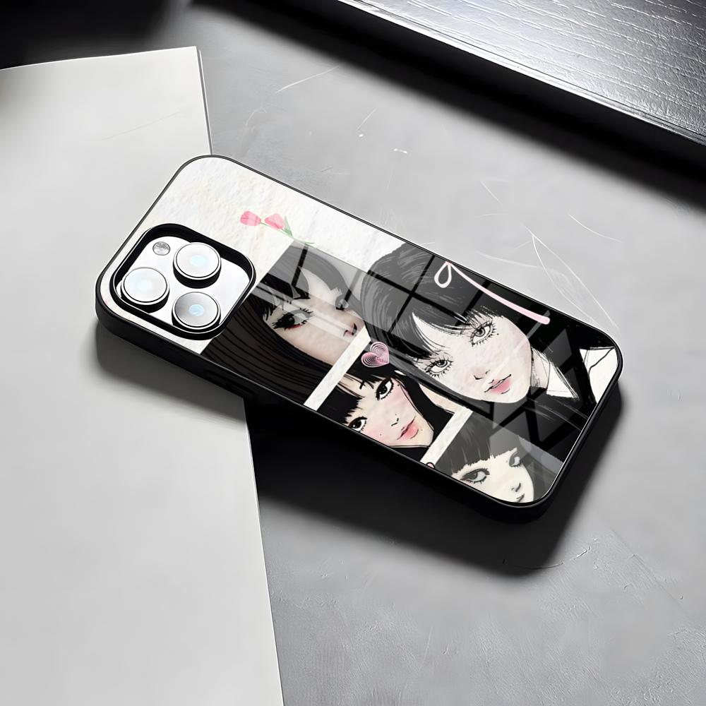 Anime T-Tomie Kawakami Phone Case For IPhone 17 Pro Max 15 Pro 16 14 Plus 12 13 Mini 11 Pro Shockproof Glass Cover