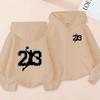 Sporty Zipper Hoodies Fashionable Casual Jackets and Warm Tops for Autumn and Winter Are Suitable for Boys and Girls Aged 3 To12