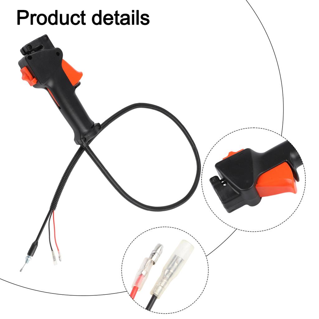For Honda GX35 139F 140F Brush Cutter Throttle Trigger Switch Cable Replacement Part for Engine Speed Regulation