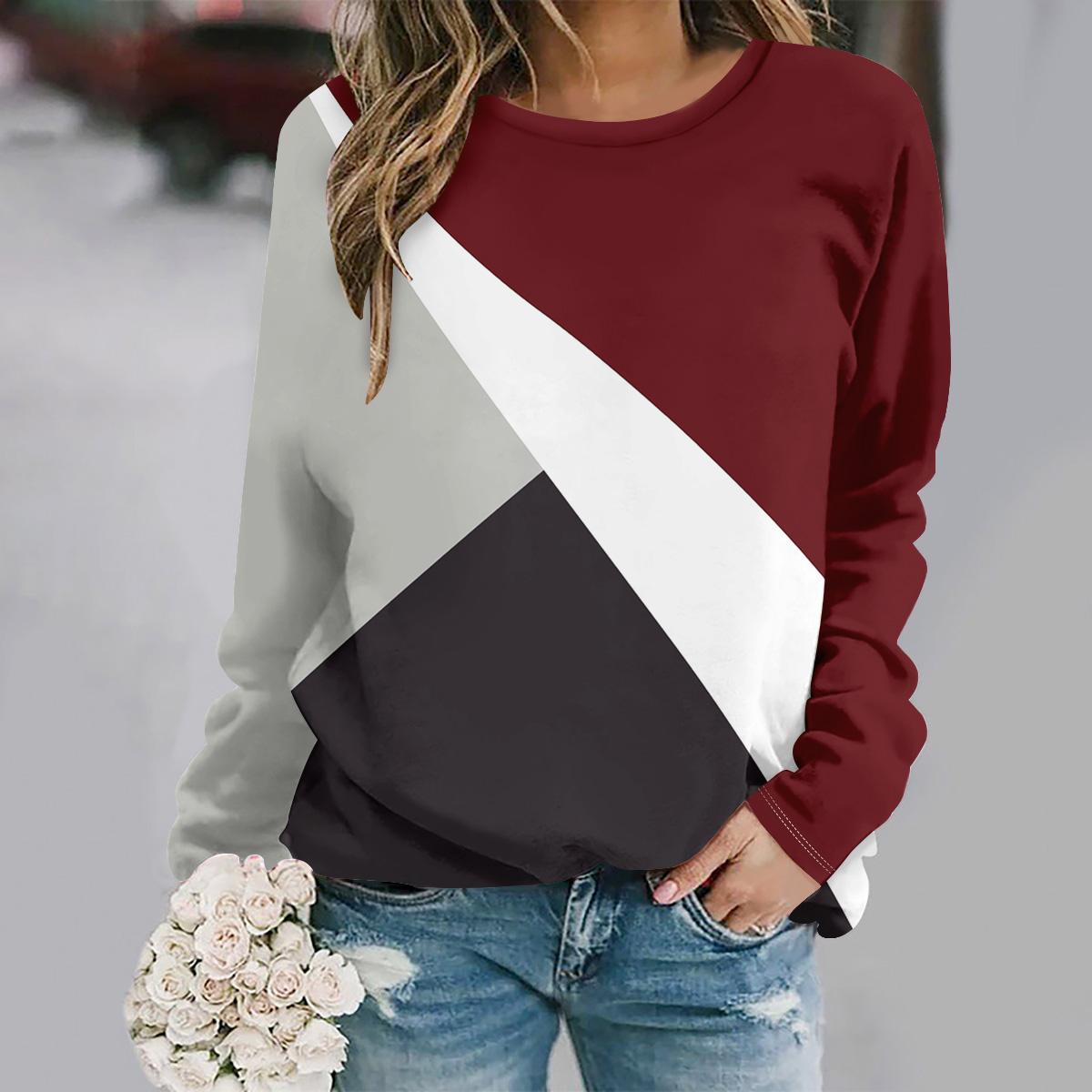 

Осень и зима 2025 Новая мода Круглый вырез Длинный рукав С принтом Элегантный Повседневный Свободный Худи 8XL