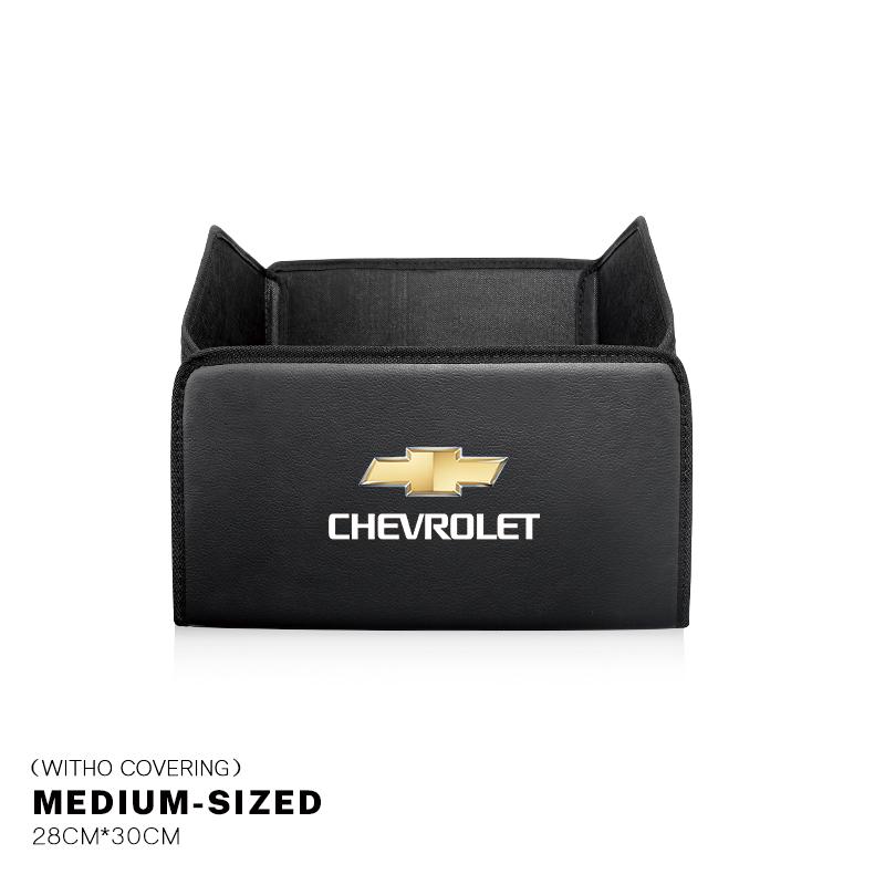 Car Trunk Storage Bag Leather Camping Box Collapsible For Chevrolet Z71 Aveo Impala Lacetti Malibu Sail SS Cruze Sonic Silverado