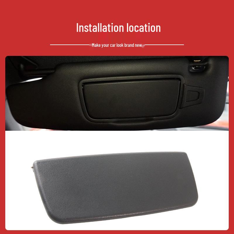 Porsche 718/911 Carrera Windshield Sun Visor & Vanity Mirror Cover for Boxster/Cayman