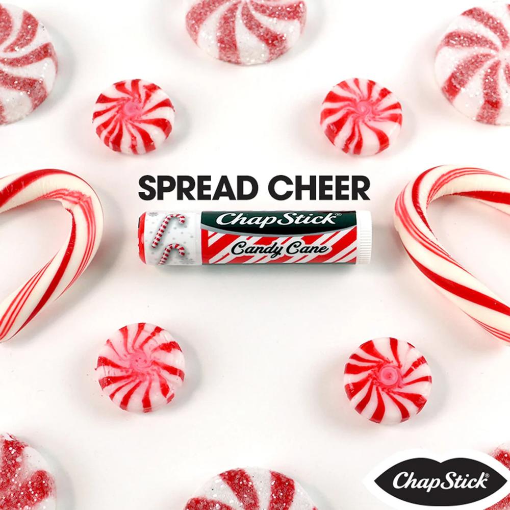 Nawilżający Balsam Do Ust Candy Cane Chapstick Świąteczny Zestaw 3 Sztuk