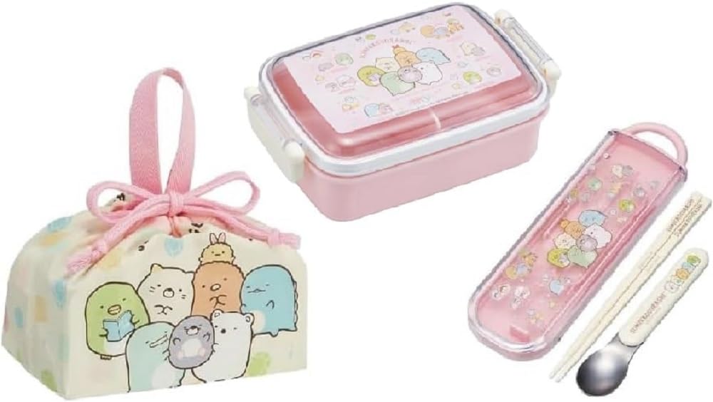 Skater Sumikkogurashi 24 House Antibacterial Dishwasher Safe Soft Lid Tight Lunch Lunch Sumikkogurashi Mole Character Soft Tight Lock Lunch Box Set