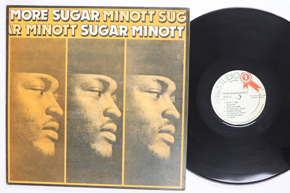 

LP Record SUGAR MINOTT More Sugar Minott PSOLP0999 STUDIO ONE 1982 Jamaica Reggae Ska Dub Used