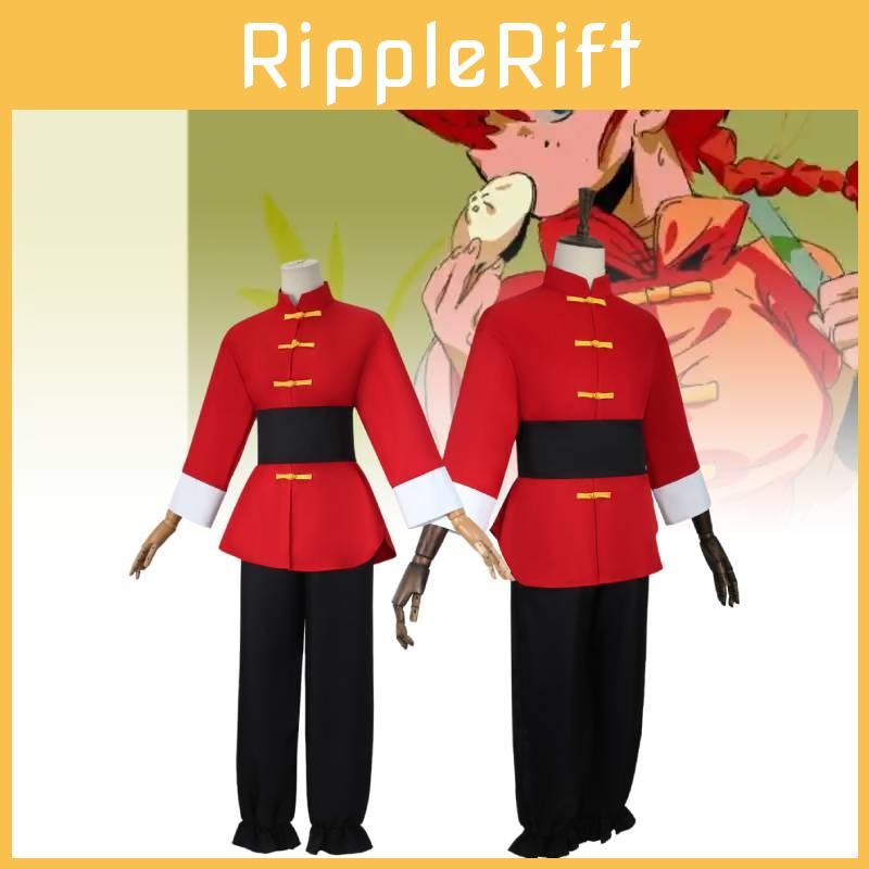 Soft And Durable Ranma Costume Featuring Streetwear Inspired Kung Fu Design For All Seasons