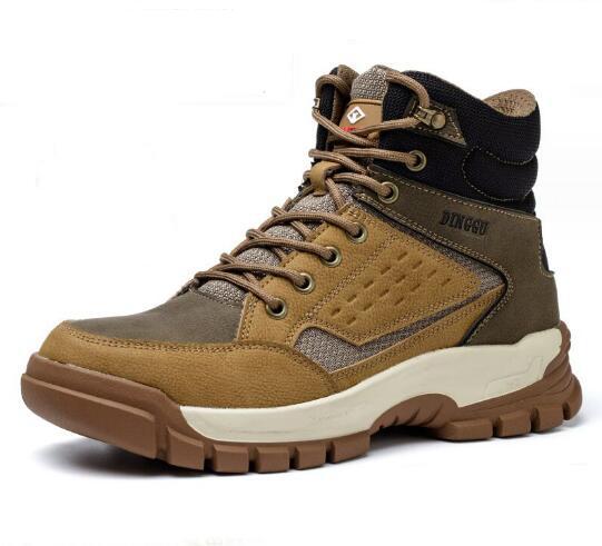 

Высокие рабочие ботинки, противоударные и противопрокольные рабочие ботинки со стальным носком, износостойкие защитные армейские ботинки D118 45