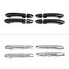 ABS Carbon Fiber Car Exterior Door Handle Cover Trim Sticker For Mercedes Benz V Class V250 V260 2015- Auto