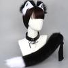 Cat Cosplay Costume Cat Ears Tail Choker Halloween Party Cat Ears Headband Tail