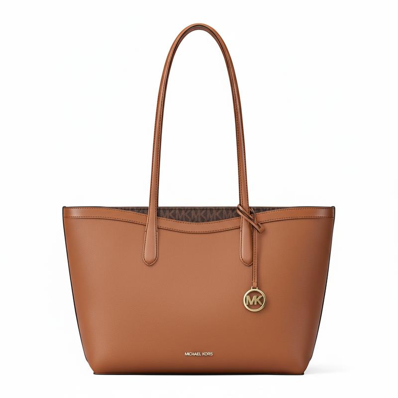 MICHAEL KORS Arden Zipper Closure Nubuck Leather Tote Bag Shopping Bag Shoulder Bag Large Women s Brown коричневый