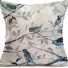 American Retro Printed Linen Pillowcase Living Room Sofa Office Pillow Car Cushion Cover