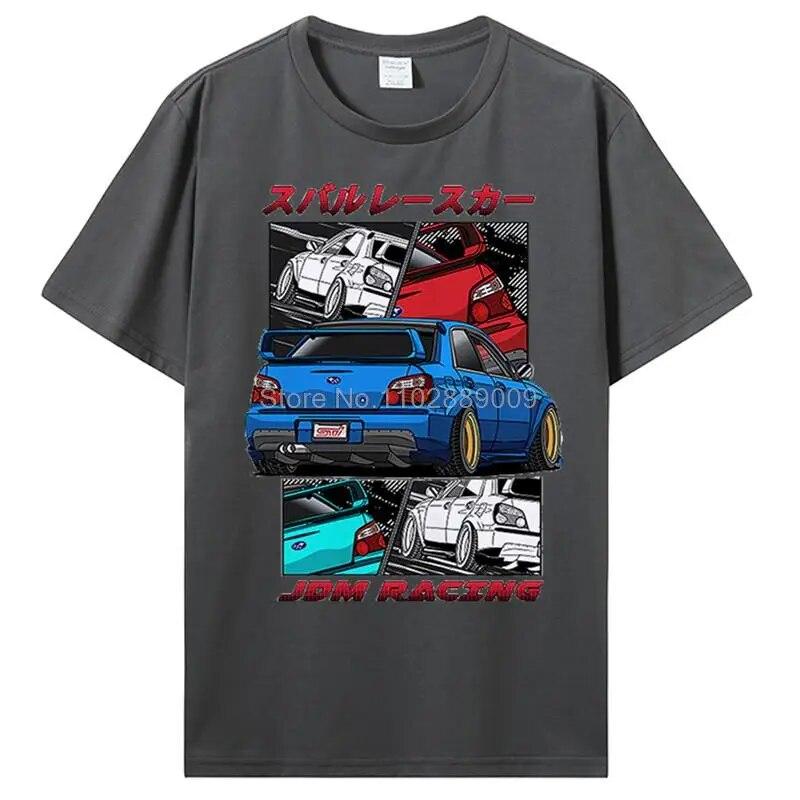 Classic Initial D T Shirt Unisex O-neck Cotton T-Shirt Unisex Hip Hop GTR Vaporwave JDM Car Tshirt Casual Daily Tee Streetwear