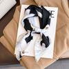 Floral Print Silk Square Scarf for Women Neckerchief Kerchief Hairband Hijab Lady Headband Foulard Bag Ribbon Satin Headscarf