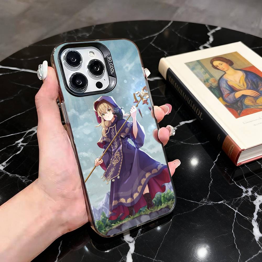 S-Silent M-Monica W-Witch E-Everett Phone Case For iPhone 17,16,15,14,13,12,11 Plus,Pro Max,XS,Colorful Silver Black Cover
