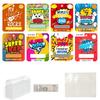 8 Pcs Father's Day Money Holder Ornaments Cash Money Holder Card with Plastic Cover And Adhesive DIY Father's Day Appreciation Gift