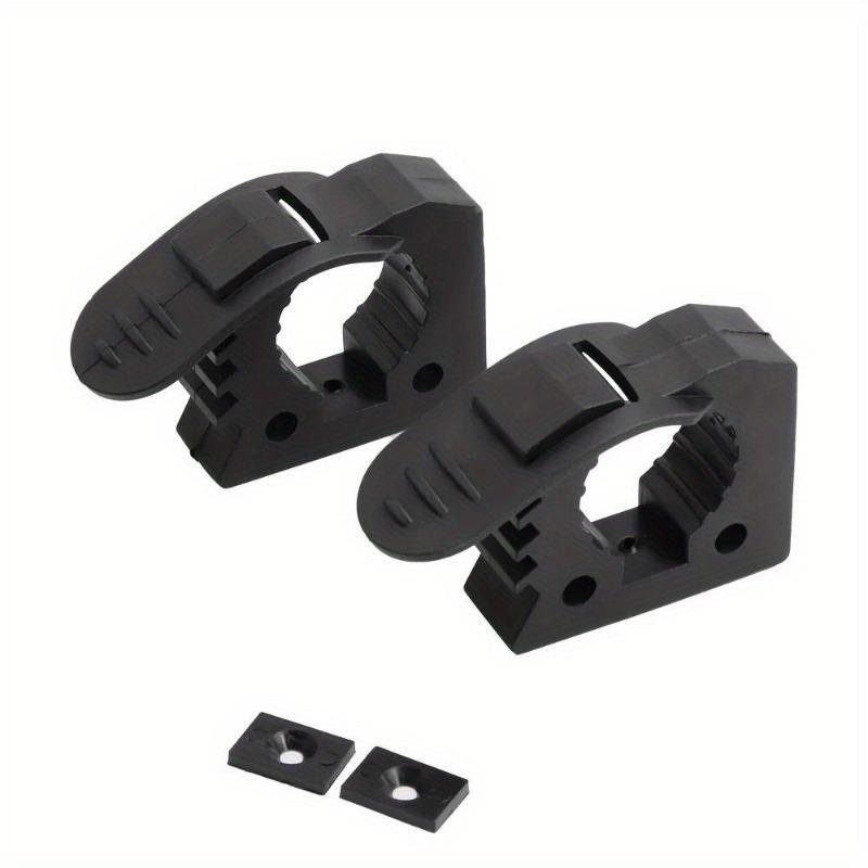 

2pcs Quick Fist Clamp for Mounting Tools Equipment Rubber Clamp Ideal for Offroad Vehicles, ATV, UTV, Truck part Accessories 2Pcs Black