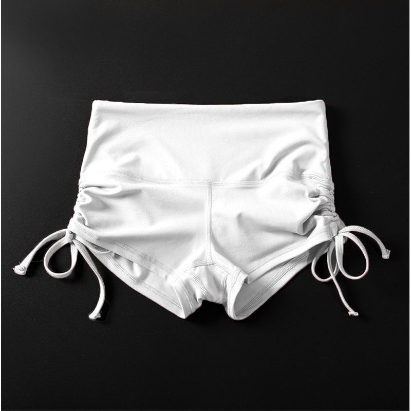 

Women s Tight Yoga Stretch Peach Hip Sports Shorts