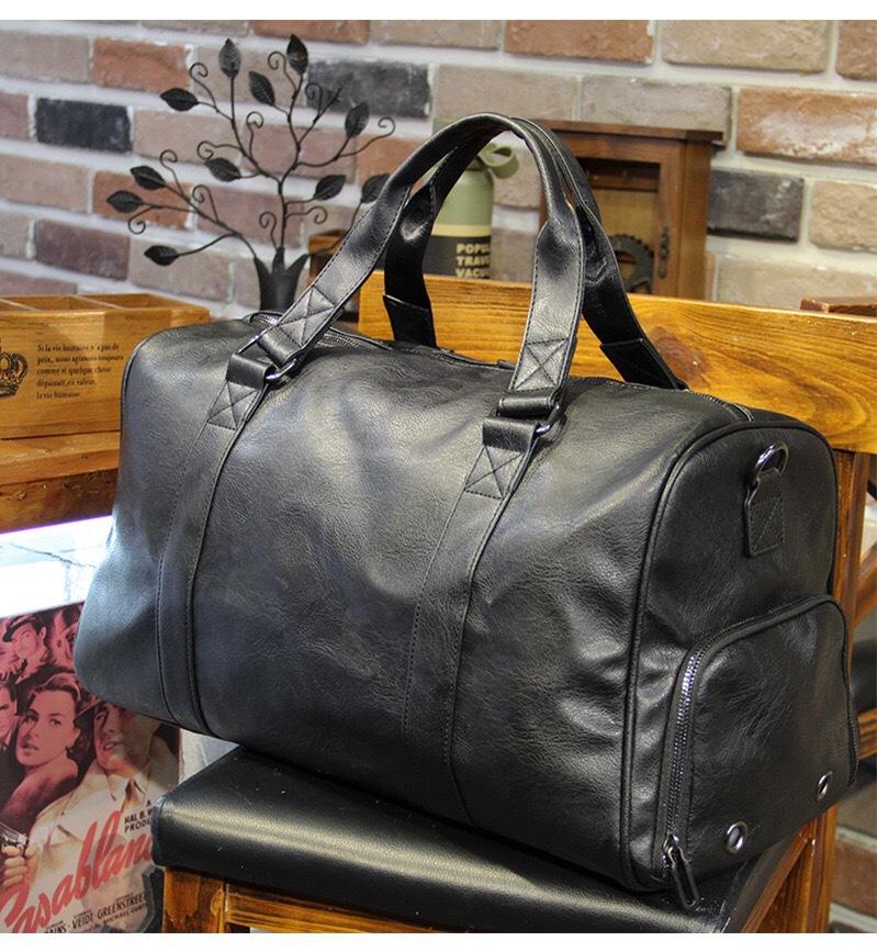 

TS JYL laptop bag,Men Business Travel Bag With Shoe Compartment Wet Dry Separation Duffel OneSize чёрный