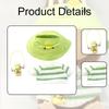 Doll Apparel Mini Knit Striped Sweater Gift Soft Accessory with Water Bottle