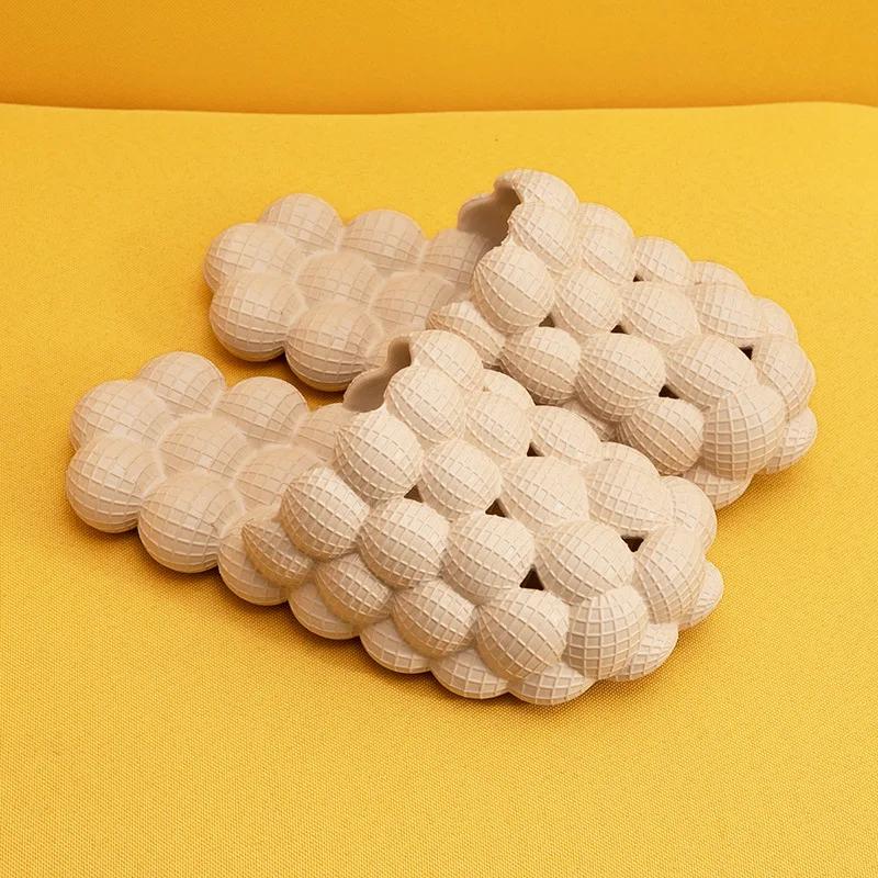 Women Funny Litchi Slippers Soft EVA Lovers Indoor Massage Slipper Slip-on Female Home Floor Shoes Ladies Fashion Slides