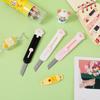 Mini Portable Cat's Paw Utility Knife Cute Handbook Decorative Paper Cutting Tools Art Supplies