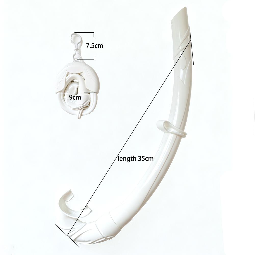 Set Maschera Subacquea e Boccaglio in Silicone, Maschera Snorkeling a Basso Volume Anti-Perdita con Boccaglio con Valvola Dry Top, Accessori Subacquei