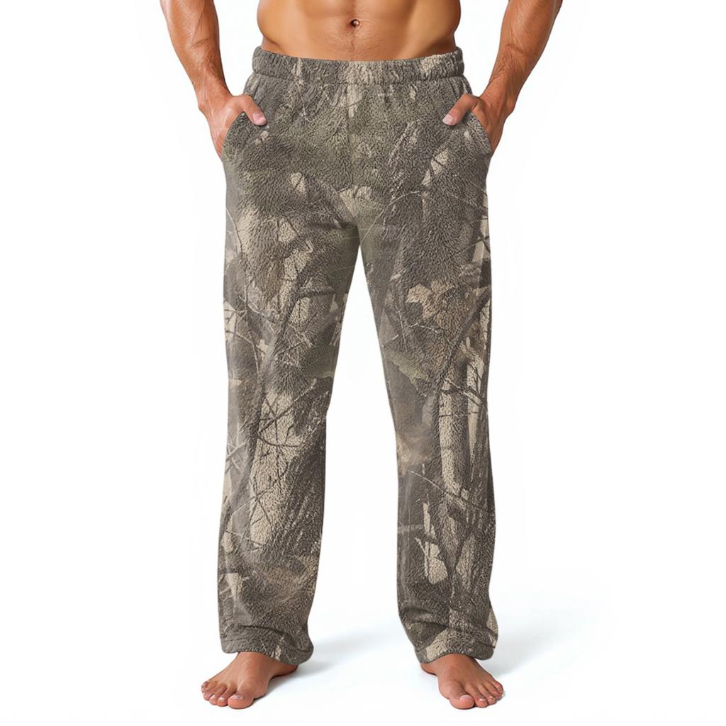 Herren Pyjamahose Bequeme Hose Mit Taschen Weiche Loungewear Nachtwäsche Lässige Pyjamahose