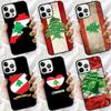 Lebanon Flag Phone Case For iPhone 17 Air 16 15 14 Plus 12 13 Pro Max Soft Bumper Shell Cover Coque