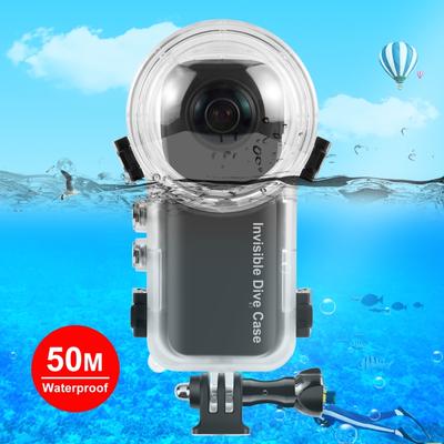 Pentru Insta360 X4 PULUZ 50m Carcasă de scufundare sigilată, impermeabilă (Transparent)