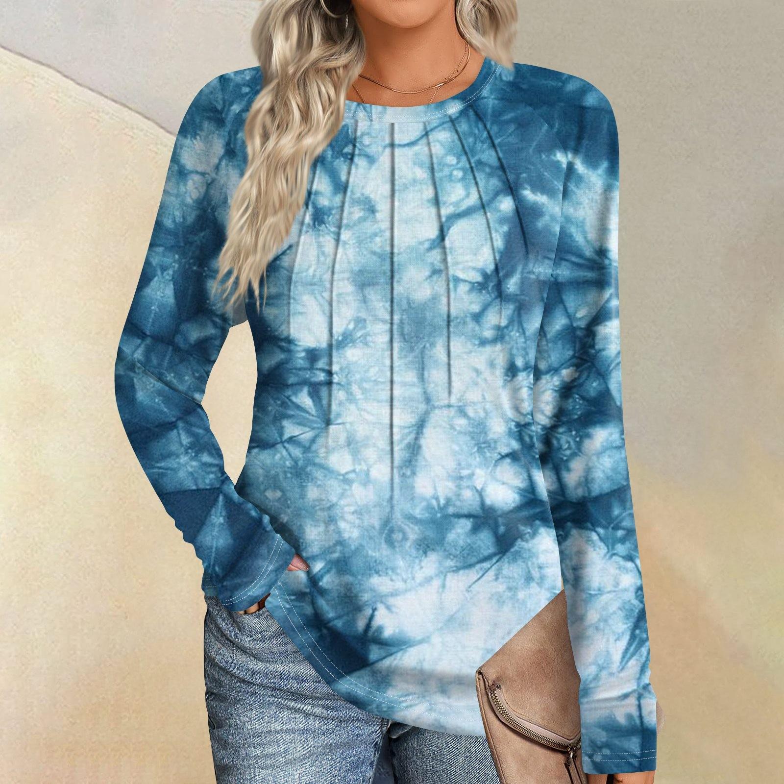 Женская мода повседневная в стиле тай-дай — фото 6