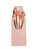 Mini 8-Piece Portable Makeup Brush Set: Soft Bristle Eyeshadow and Foundation Brushes
