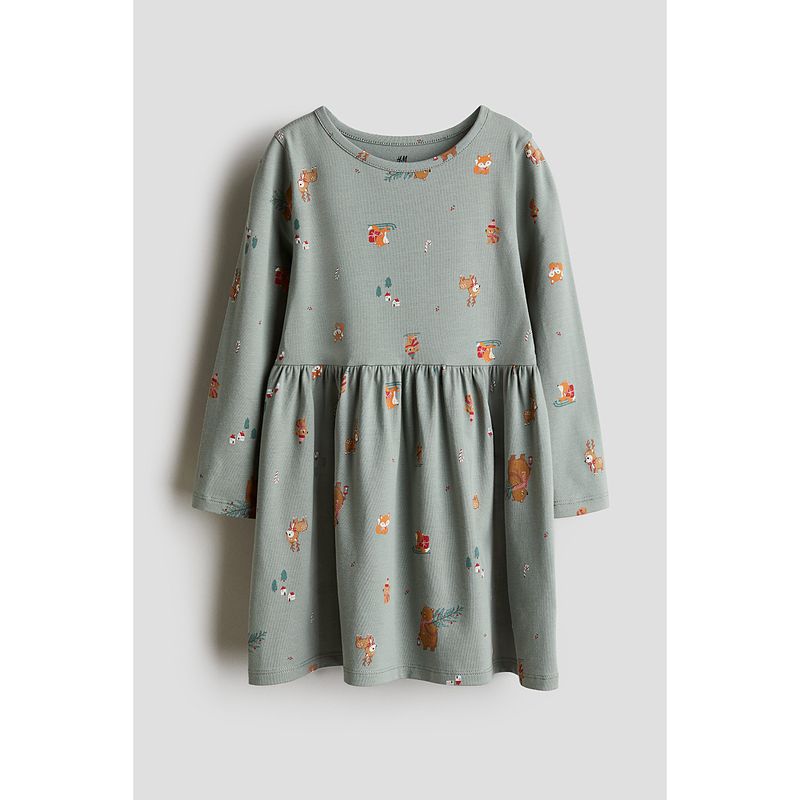 

HM Children s Clothing Girl Dress Autumn Long Sleeves Flared Skirt Princess Dress 1245392